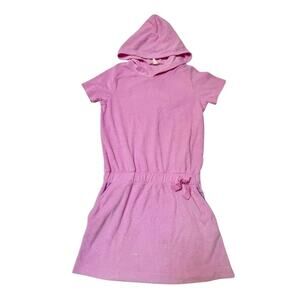 Crewcuts Terry Hoodie Dress Swim Coverup Size L